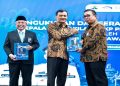 Gubernur Ahmad Luthfi mengukuhkan Ayi Riyanto sebagai Kepala Perwakilan BPKP Jawa Tengah di Gedung Gradhika Bhakti Praja, Semarang, Jumat (9/10/2026). Foto: Ist.