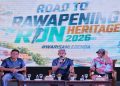 Sekda Jateng Sumarno menghadiri peluncuran Road to Rawapening Run Heritage di Wisma Perdamaian, Kota Semarang, Sabtu, 17 Oktober 2026. Foto: Ist.
