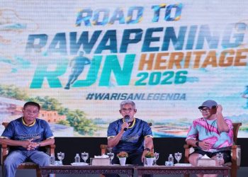 Sekda Jateng Sumarno menghadiri peluncuran Road to Rawapening Run Heritage di Wisma Perdamaian, Kota Semarang, Sabtu, 17 Oktober 2026. Foto: Ist.