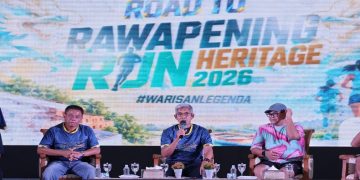 Sekda Jateng Sumarno menghadiri peluncuran Road to Rawapening Run Heritage di Wisma Perdamaian, Kota Semarang, Sabtu, 17 Oktober 2026. Foto: Ist.