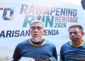 Sekda Provinsi Jawa Tengah, Sumarno memberikan keterangan pers, Sabtu (17/10/2026). Foto: Ist.