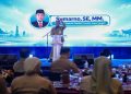 Sekda Provinsi Jawa Tengah Sumarno saat Pembukaan Jambore Pemuda Jawa Tengah 2026 di Solo, Senin, 19 Oktober 2026. Foto: Ist.