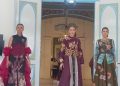 Acara fashion show digelar di Museum Radya Pustaka di kawasan Sriwedari menyambut ajang Solo Batik Fashion (SBF) 2026. Foto: Indospektrum.com