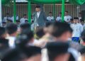 Gubernur Ahmad Luthfi memimpin Upacara Peringatan Hari Santri Nasional (HSN) ke-11 tingkat Provinsi Jawa Tengah, di Jalan Pancasila, Kota Tegal, Kamis 22 Oktober 2026. Foto: Ist.