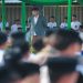 Gubernur Ahmad Luthfi memimpin Upacara Peringatan Hari Santri Nasional (HSN) ke-11 tingkat Provinsi Jawa Tengah, di Jalan Pancasila, Kota Tegal, Kamis 22 Oktober 2026. Foto: Ist.