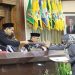 Wakil Gubernur Taj Yasin Maimoen menghadiri rapat paripurna DPRD Jateng di Gedung Berlian Semarang pada Senin, 26 Oktober 2026. Foto: Ist.