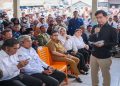 Wakil Presiden RI Gibran Rakabuming Raka didampingi Sekda Provinsi Jawa Tengah saat dialog dalam rangkaian kunjungan kerja di Kabupaten Cilacap, Senin 26 Oktober 2026. Foto: Ist.