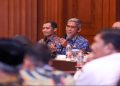 Sekda Sumarno membuka Rapat Koordinasi dan Sinkronisasi Kebijakan dalam rangka Pengentasan Konten Negatif Perjudian Daring di Provinsi Jawa Tengah, Rabu, 28 Oktober 2026. Foto: Ist.
