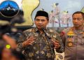 Wakil Gubernur Jawa Tengah, Taj Yasin Maimoen memberikan keterangan pers di Mapolda Jateng, Jumat, 30 Oktober 2026. Foto: Ist.