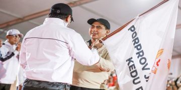 Wakil Gubernur Jawa Tengah, Taj Yasin Maimoen menutup Porprov XVII Jateng 2026 di Halaman Stadion Kebondalem, Kabupaten Kendal, Jumat, 30 Oktober 2026. Foto: Ist.
