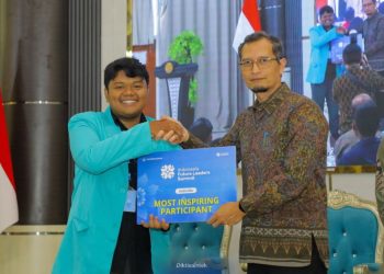 Mahasiswa FHIP UMS, Jody Julian Putra Caesar raih Most Inspiring Participant Future Leader Summit 2026. Foto : Ist.