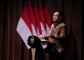 Gubernur Jateng Ahmad Luthfi saat menghadiri rapat koordinasi nasional Forum Perguruan Tinggi dalam Pemberdayaan Masyarakat di Balairung Universitas Kristen Satya Wacana (UKSW) Salatiga, Kamis (15/10/2026). Foto : Ist.
