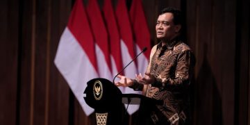 Gubernur Jateng Ahmad Luthfi saat menghadiri rapat koordinasi nasional Forum Perguruan Tinggi dalam Pemberdayaan Masyarakat di Balairung Universitas Kristen Satya Wacana (UKSW) Salatiga, Kamis (15/10/2026). Foto : Ist.