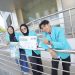 Naura Ayu Rafadani dari Prodi Arsitektur Fakultas Teknik (FT) sebagai ketua tim, bersama rekan anggotanya yaitu Siska Ristiyana dari Prodi Teknik Industri, dan Satria Gemilang Kusuma Perdana dari Prodi Teknik Mesin raih juara I lomba internasional. Foto : Ist.
