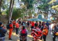 Pemprov Jateng siagakan personel dan peralatan pemadaman untuk mengatasi karhutla Gunung Lawu dan Sumbing. Termasuk operasikan dua helikopter untuk pemadaman melalui udara atau water bombing. Foto : Ist.