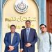 Kaprodi IQT UMS Dr Kharis Nugroho Lc M.Ud bertemu dengan Kepala Jurusan Fakultas Ilmu Al-Qur’an dan Qira’at (Kulliyyatul Qur’an al-Karim li al-Qira’at wa Ulumiha), Prof Dr Mahmud Ibrahim Assalamy. Foto Ist.