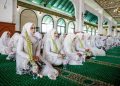 Wakil Gubernur Jawa Tengah Taj Yasin Maimoen saksikan 62 pasangan pengantin dalam program "Mantu Santri" atau nikah akbar di Masjid Agung Jawa Tengah (MAJT) Semarang, Rabu (21/10/2026). Foto : Ist.