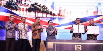 Gubernur Jawa Tengah Ahmad Luthfi saat menghadiri acara Semarang Business Forum (Sembiz) ke-19 Tahun 2026 di The Suri Ballroom, Queen City Mall, Kota Semarang, Rabu (21/10/2026). Foto : Ist.