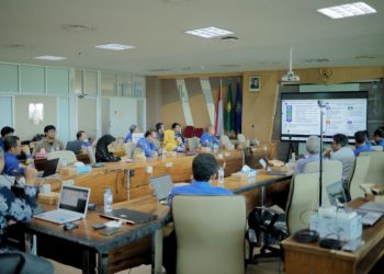 Diskusi penguatan Sistem Manajemen Keamanan Informasi (SMKI) atau Information Security Management System (ISMS) di ruang sidang BPH, Gedung Induk Siti Walidah Lantai 6 Sayap Selatan, Senin (5/10/2026). Foto : Ist.