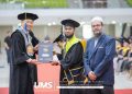 Wisuda Doktor Dr Mahmudulhassan di Gedung Edutorium KH Ahmad Dahlan UMS. Foto : Ist.