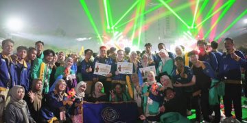 UMS boyong tiga penghargaan dalam Anugerah Abdidaya Ormawa 2026 yang digelar Universitas Muslim Indonesia (UMI) di Makassar belum lama ini. Foto : Ist.