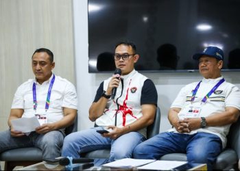 Komite Olahraga Nasional Indonesia (KONI) Jawa Tengah bersama panitia penyelenggara Pekan Olahraga Provinsi (Porprov) XVII Jateng 2026 mengevaluasi standar operasional prosedur (SOP) keselamatan atlet. Foto : Ist.